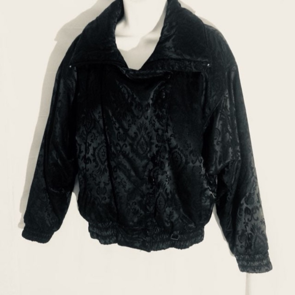 Black Patterned Jacket - image 7